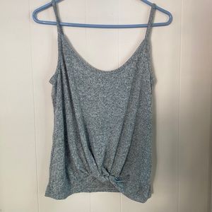 Spaghetti Strap Knotted Tank